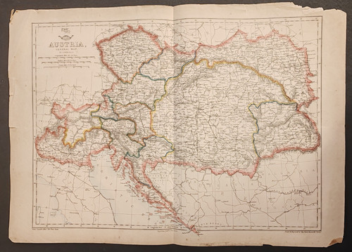 Austria mappa generale - mappa,